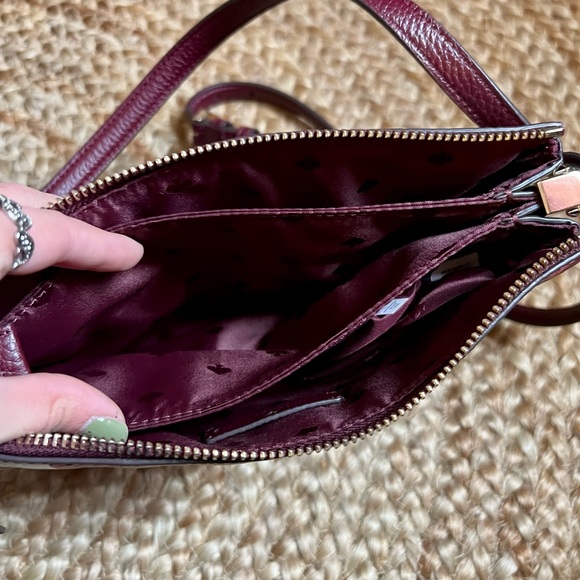 Kate Spade Jackson forest floral triple gusset crossbody bag - Picture 12 of 15